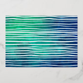 Haaien Alle leeftijden Geboortedag Foto Hartelijk Folie Uitnodiging (Achterkant)