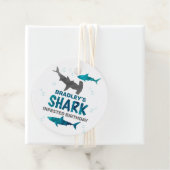 Haaien Alle leeftijden van de geboorte Partij Bedankjes Labels (In situ)
