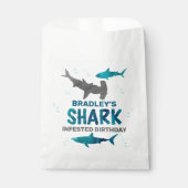 Haaien Alle leeftijden van de geboorte Partij Bedankzakje (Voorkant)