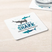 Haaien Alle leeftijden van de geboorte Partij Kartonnen Onderzetters (Schuin)