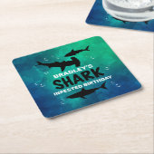 Haaien Alle leeftijden van de geboorte Partij Kartonnen Onderzetters (Schuin)