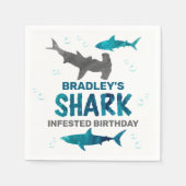 Haaien Alle leeftijden van de geboorte Partij Servet (Voorkant)