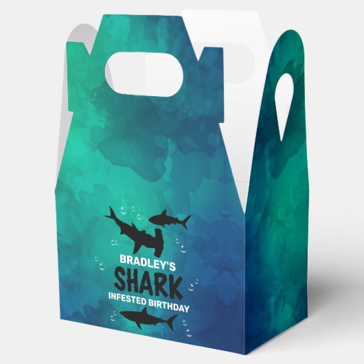 Haaien Alle leeftijdscategorieën Vergoedingsdoos Bedankdoosjes (Geopend)