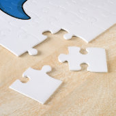 Haaien als Skater met Skateboard Legpuzzel (Zijkant)