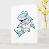 Haaien als zuster met coat kaart (Gele Bloem)