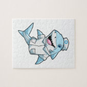 Haaien als zuster met coat legpuzzel (Horizontaal)