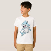 Haaien als zuster met coat t-shirt (Voorkant volledig)