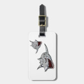 Haaien Bagagelabel (Voorkant verticaal)