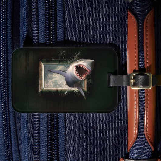 Haaien Bagagelabel (Voorkant Insitu 4)