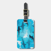 haaien! bagagelabel (Voorkant verticaal)