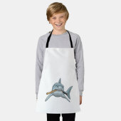 Haaien bij honkbal met honkbalknuppel schort (Gedragen)