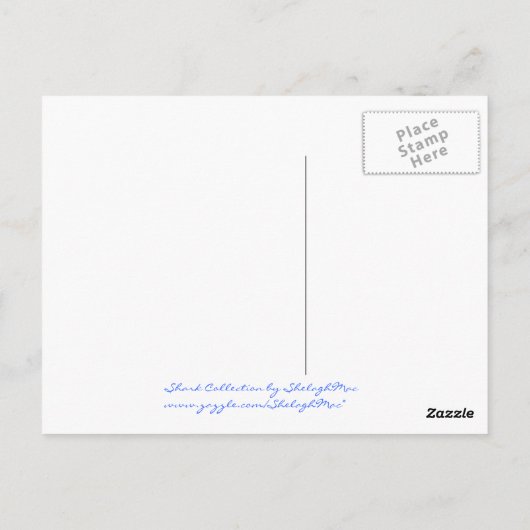 Haaien Briefkaart (Achterkant)