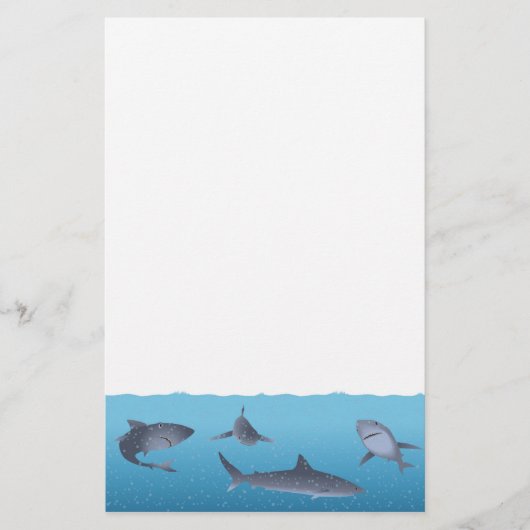 Haaien Briefpapier (Voorkant)