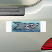 Haaien Bumpersticker (Op auto)