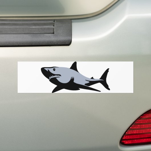 Haaien Bumpersticker (Op auto)