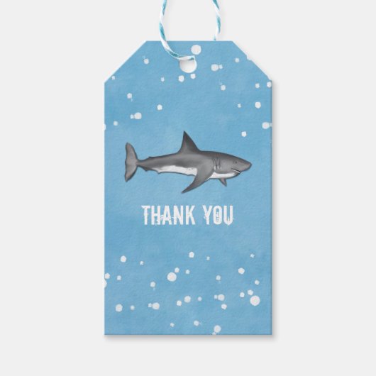 Haaien Cadeaulabel (Voorkant)