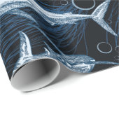 Haaien Cadeaupapier (Rol Hoek)