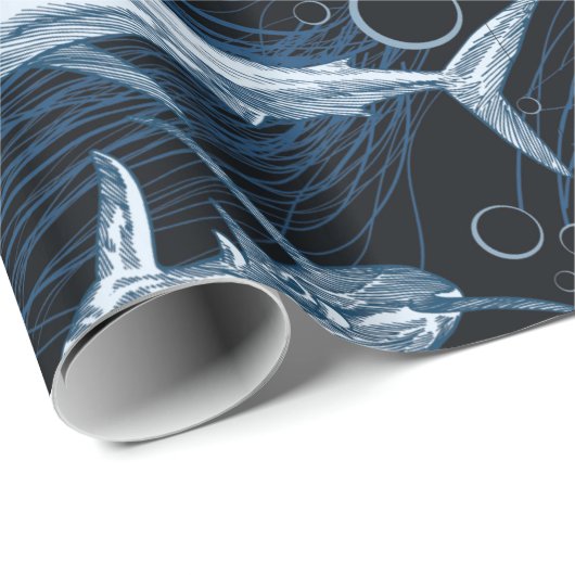 Haaien Cadeaupapier (Rol Hoek)