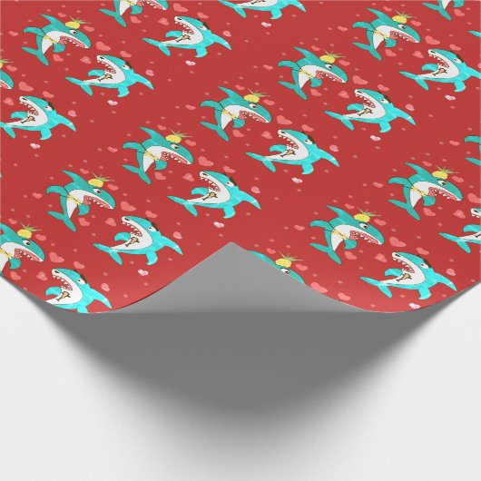 Haaien Cadeaupapier (Hoek)