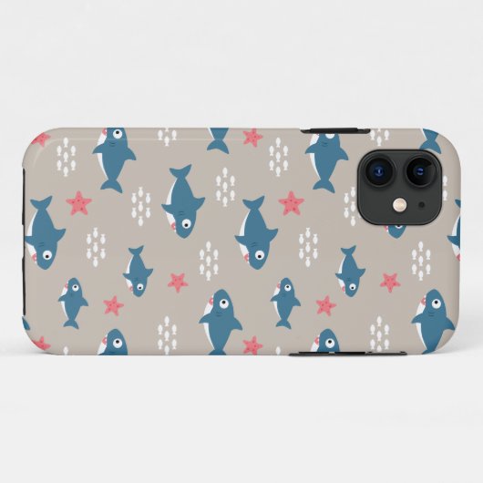 Haaien Case-Mate iPhone Case (Achterkant (horizontaal))