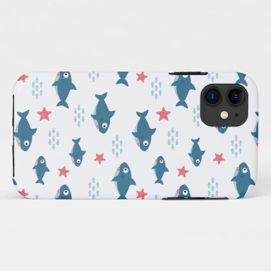 Haaien Case-Mate iPhone Case (Achterkant (horizontaal))