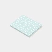 Haaien die Blauw zwemmen en Witte Nieuwheid Post-it® Notes (Schuin)
