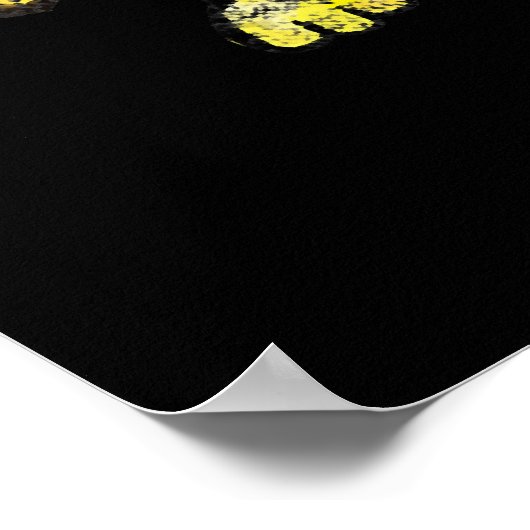 Haaien die een kattebrok eten poster (Hoek)