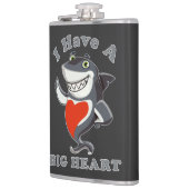 Haaien die ik een grote Valentijnsdag van T-Sh heb Heupfles (Links)