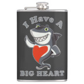 Haaien die ik een grote Valentijnsdag van T-Sh heb Heupfles (Voorkant)