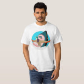 Haaien Eat Ducks T-shirt (Voorkant volledig)