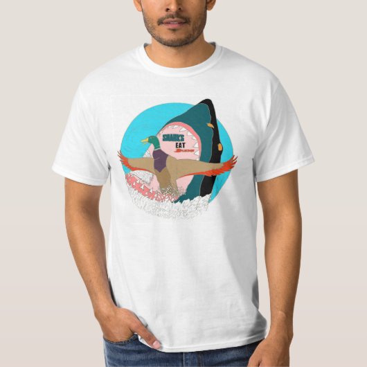 Haaien Eat Ducks T-shirt (Voorkant)