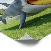 Haaien en eenden strijd poster (Hoek)