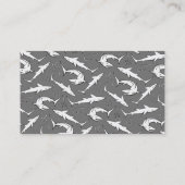 Haaien en haken visitekaartje (Achterkant)