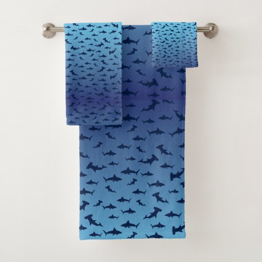 Haaien en hamerhaaien bad handdoek (Insitu)