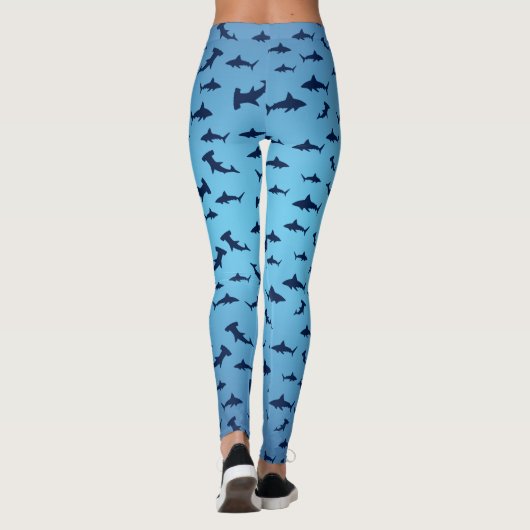 Haaien en meer haaien leggings (Achterkant)