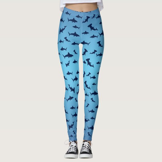 Haaien en meer haaien leggings (Voorkant)