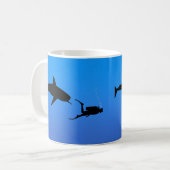 Haaien en SCUBA Koffiemok (Voorkant links)