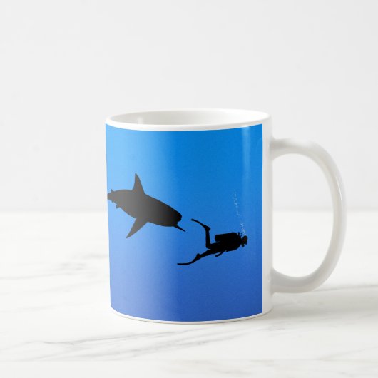 Haaien en SCUBA Koffiemok (Rechts)