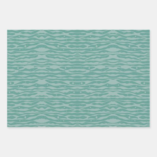 Haaien en walvissen Onderzeese omlooppapier Inpakpapier Vel (Voorkant 3)