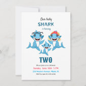 Haaien familie kaart (Voorkant)