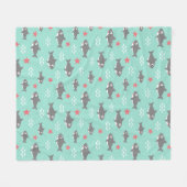 Haaien Fleece Deken (Voorkant (Horizontaal))