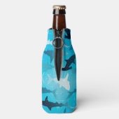 haaien! flesjeskoeler (Fles Achterkant)