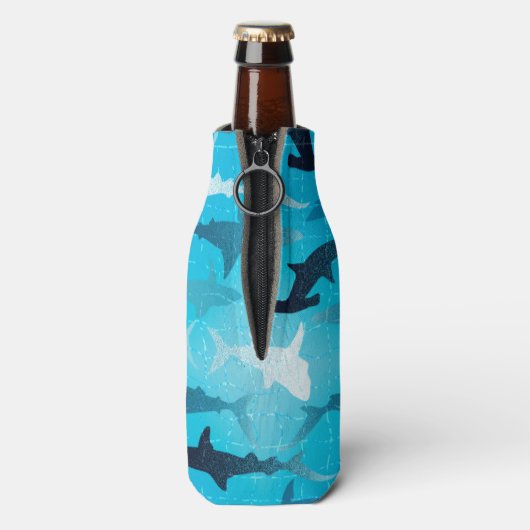 haaien! flesjeskoeler (Fles Achterkant)