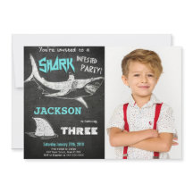 Haaien Foto Uitnodiging