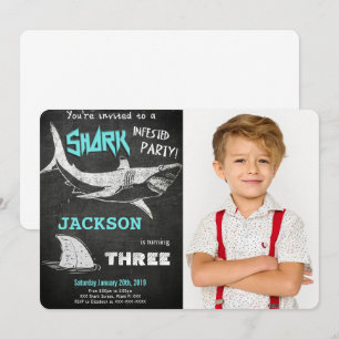 Haaien Foto Uitnodiging