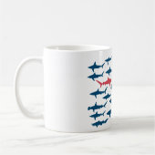 Haaien, ga je eigen weg! Mok (Links)