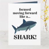 Haaien gericht vooruit bewegen als een haai kaart (Gele Bloem)