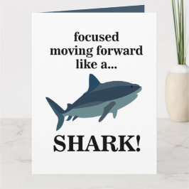 Haaien gericht vooruit bewegen als een haai kaart