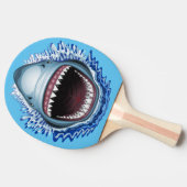 Haaien gezichtspanden tafeltennisbatje (Zijkant)