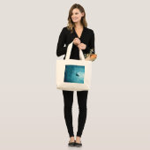 Haaien Grote Tote Bag (Voorkant (model))